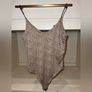 Tan cheetah bodysuit